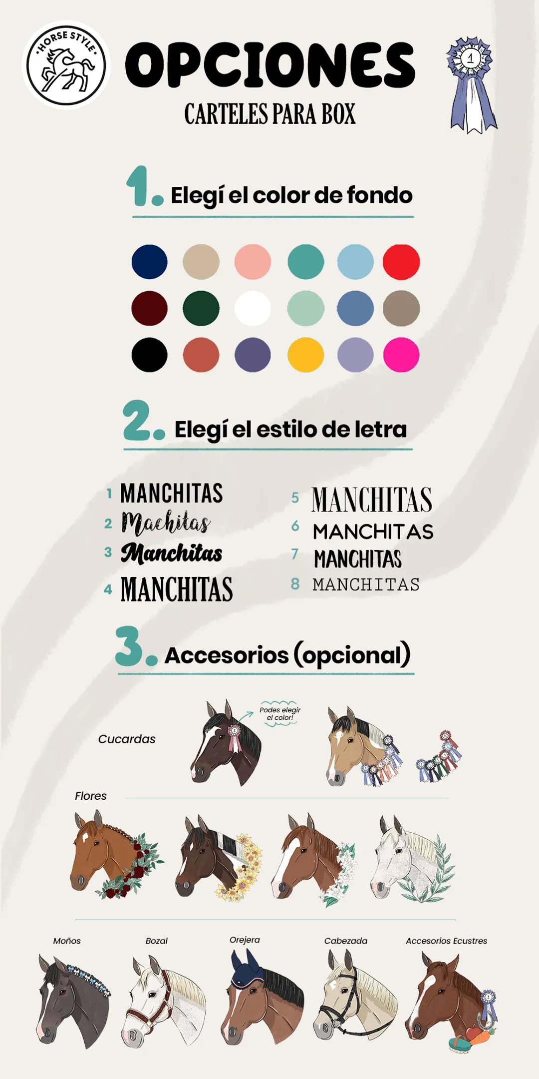 Opciones del producto